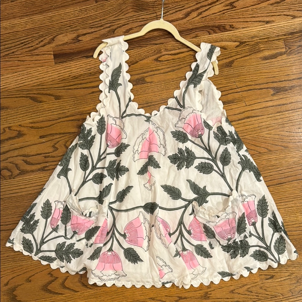 Juliet Dunn Floral Swim Coverup